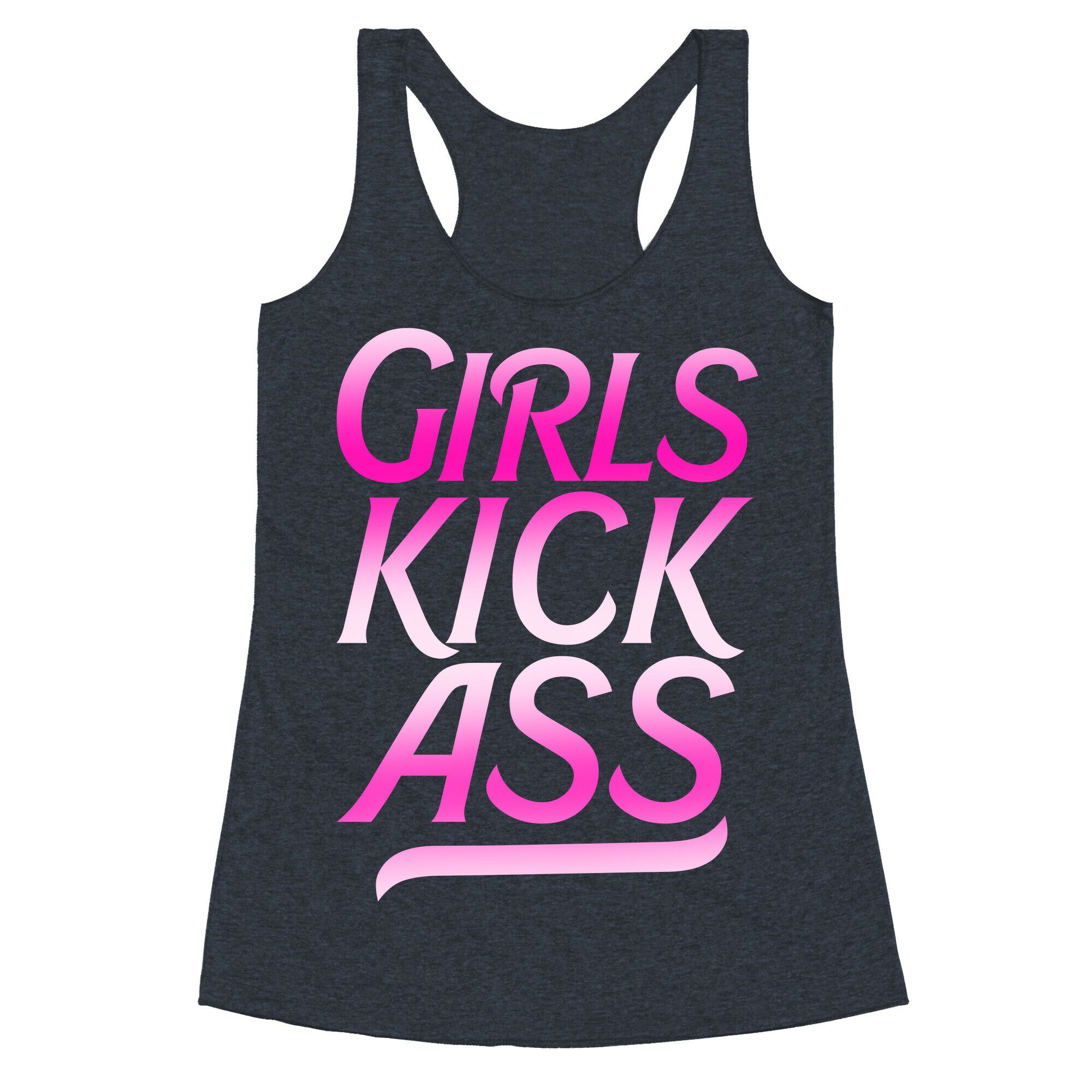 Girls Kick Ass Racerback Tank